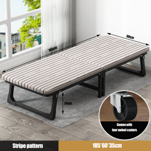 NAIJIA Luxury Folding Bed with Mattress Katil Lipat Reclining Chair Portable Adjustable Heavy Duty折疊床