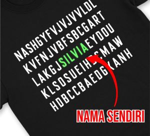 GG T-Shirt Kaos Aesthetic BUCIN TEKS Glow In The Dark Series