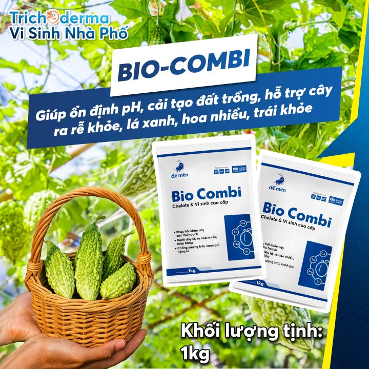 BIO COMBI Dế Mèn – Chế phẩm vi sinh cao cấp chelate bổ sung vi lượng, cải tạo đất 1Kg