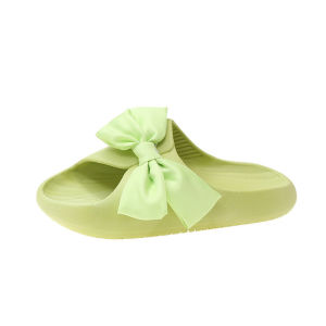 รองเท้าแตะสวม รองเท้าผูกโบว์เกาหลี รองเท้าแฟชั่น รองเท้าเกาหลี สีสดใส