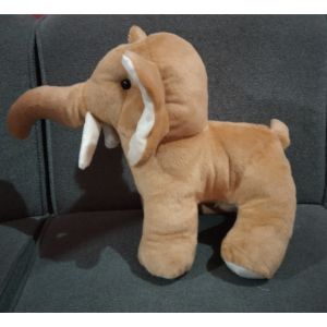 BONEKA GAJAH ELEPHANT DOLL COKLAT KARAKTER BINATANG MAINAN ANAK KADO SOUVENIR
