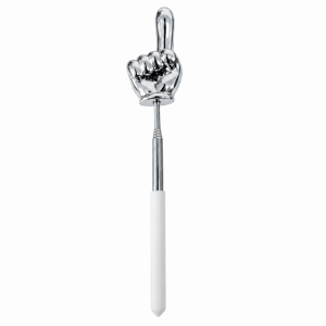 LUMIYA Finger Design Retractable Reading Stick Non-Slip Handle Extendable Teaching Pointer Portable Pointing Rod Teacher Classroom Tool