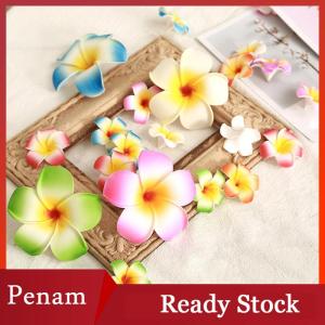 [PAM] Mùa Hè Plumeria Hoa Tóc Clip Cho Phụ Nữ Cô Gái Dễ Thương Kẹp Tóc Trứng Hoa Barrettes Hawaii Wedding Party Tóc Phụ Kiện