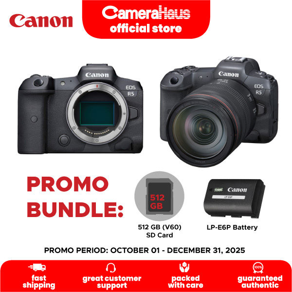 Canon EOS R5 Mirrorless Camera 45Mp 4K Video Camera Wi-Fi