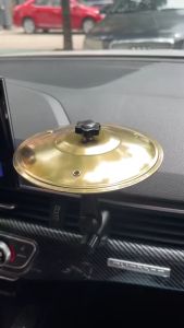 Car Crash Cymbal Air Vent Mini Drum Car Hand-Shooting Cymbals Car Drum Musical Instrument for Car
