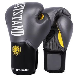 LUXEMO 8/10/12/14oz Boxing Gloves PU Professional Workout Gloves High Quality Punching Bag Training Adult Mens Sanda Combat Gloves