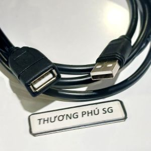 Cáp nối dài USB 2.0 dài 1.5m (Màu Đen cáp dày chống nhiễu) / USB 2.0 AM to AF Cable