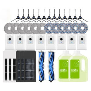 Ecovacs DEEBOT X2S Robot Vacuum Cleaner HEPA Filters Roller Main Brushes Mop Pads Dust Bags Side Brush Cover Accessories Replacement Parts