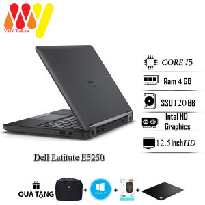 Laptop Dell Latitude E5250 giá rẻ lướt zin 99% Core i5 Ram 4gb ổ cứng SSD 120gb màn hình 12.5inch HD laptop cũ giá rẻ Dell 5250