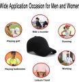Baseball Premium Canvas Hard Brim Adjustable For Cotton Woman Plain Casual Black Cap Topi Lelaki Hat for Men. 