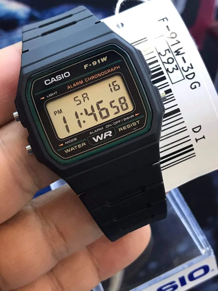 Casio f91w 3dg best sale