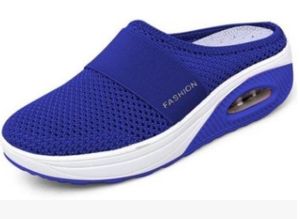 [Free Shipping] 2026 Summer WomenS Slip-On Shoes No Heel Easy To Wear Available In Large Sizes With Thick Soles Mesh Design For Comfort And Breathability And A Half-Slipper Style