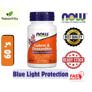 NOW 25mg Lutein With Zeaxanthin 60 Softgels Soothe Dry Soreness Caused By Late Night Mobile Scrolling Stabilize Eye Comfort Improve Sleep Quality For Young  Night Screen Users