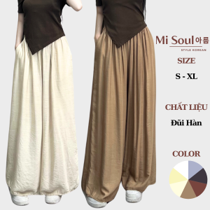Quần Đũi Suông Ống Rộng BigSize MiSoul Quần Suông Cạp Chun BigSize 206