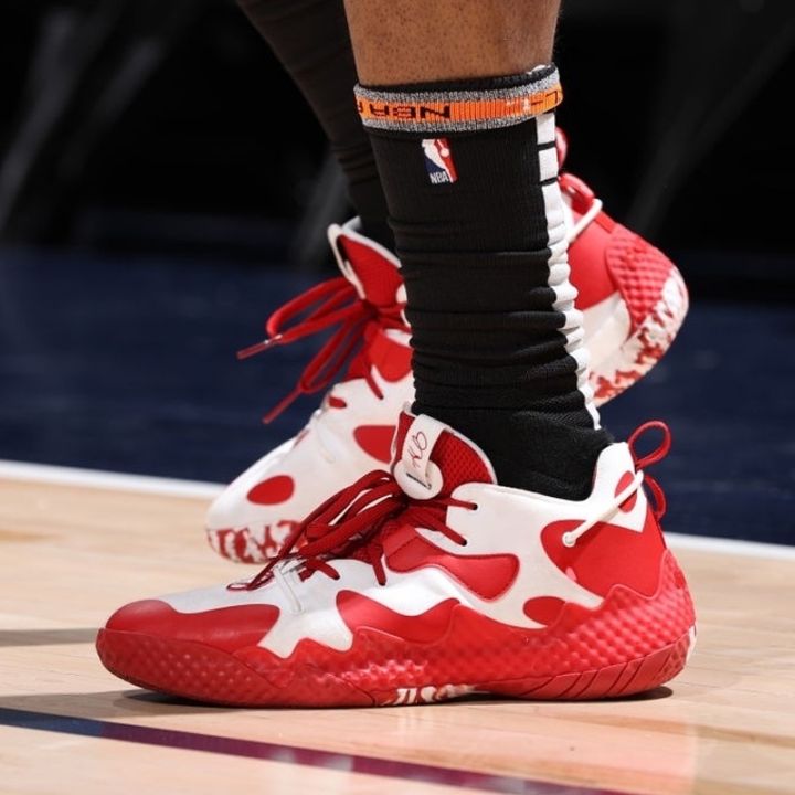 james harden red basketball shoes