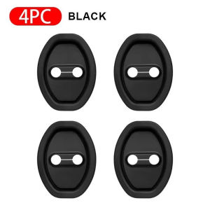 8pcs Car Door Shock-Absorbing Pad Door Lock Buckle Protector Cover Anti-collision Silicone Cushion Silicone Universal Car Door Lock Protection Cover Door Lock Shock Absorber Silent Accessories Auto Door Lock Anti-Collision Shock Pads Cushion