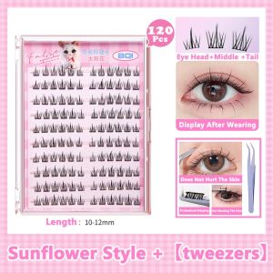 BQI Eyelashes Glue-free False Eyelashes Self-adhesive Eyelash Grafting for Beginners Natural Eyelash Extensions Thicken Curl Eyelash