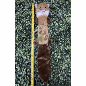 Animal Plush Dog Toy Double Squeaker Paw28-11