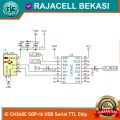 IC CH340C SOP-16 USB Serial TTL UART Original Chip Built-in Xtal CH340. 