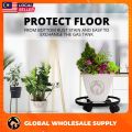 4 RODA-PVC Round Gas Stand Roller With Wheels Kaki Roda Tong Gas Roller Stand Gas Tank Trolley Heavy Duty Thick Material. 