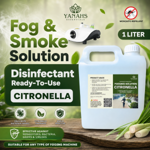 1L Fogging Solution  Citronella Disenfectant Mosquito Repellent
