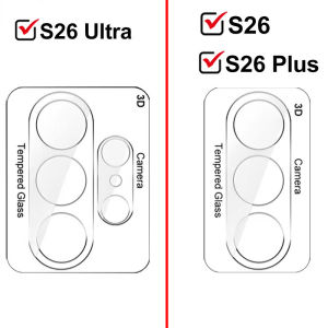 Kính cường lực bảo vệ ống kính máy ảnh phủ toàn diện cho Samsung Galaxy S26 Ultra/S26 Plus/S26 Protective cover