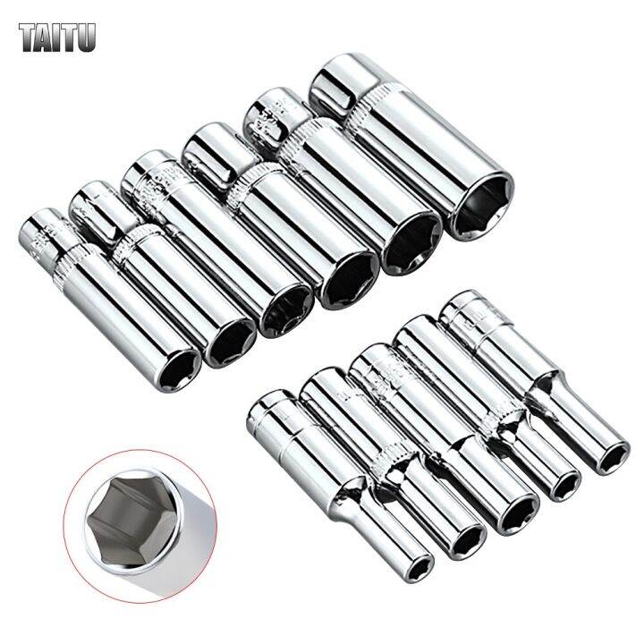 8-32mm deep socket set, double cv head wrench, hand tool, 6-point long ...