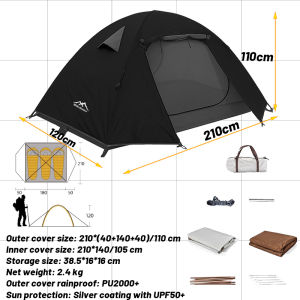 Outdoors Camping Tent Ultralight Portable Tent for Hiking Exploration & Mountaineering