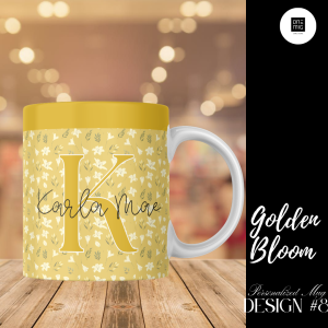 Personalized Mug-Golden Bloom Limited Edition