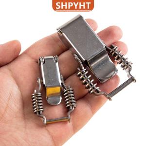 [COD] SHPYHT SPORTS Stainless steel 304 spring hasp toolbox toggle latches lock wood suitcase buckle hinges Furniture Hardware Accessories