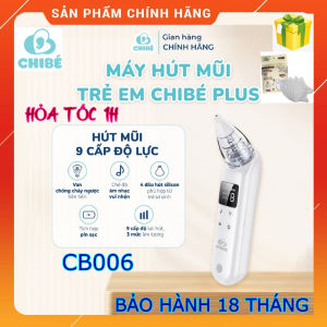 (HỏaTốc1h) Máy hút mũi trẻ em CHIBÉ PLUS CB006 - Máy hút mũi cho bé Chibe di động pin sạc hút dịch mũi - Chính hãng