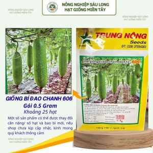 Hạt giống bí đao chanh F1 606 - Trung nông gói 05 gam (20 hạt)