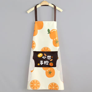 Homenhome Household oil resistant and erasable hand pockets for men and womens adult aprons