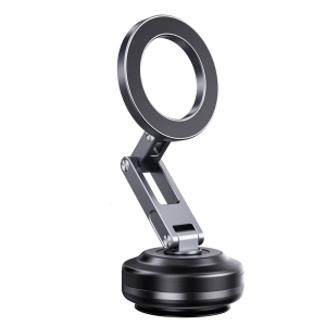 Electric Vacuum Magnetic Suction Phone Bracket with Strong Suction Cup for Navigation Driver Passenger Easy Installation