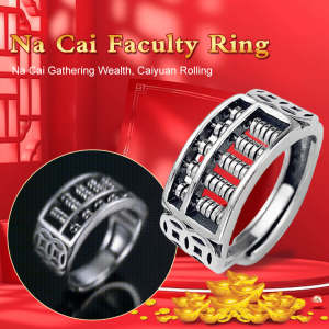 Chiba Thai Silver Wealth Acquiring Ring Personalized open ring Jewelry