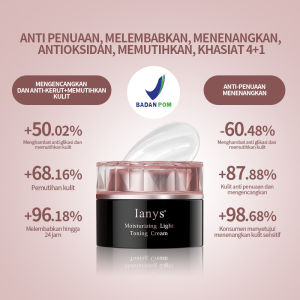 Ianys Beauty Cream Niacinamide Nude Cream Brightening Lazy Cream Cocok untuk Pria dan Wanita dengan Kulit Sensitif 50g