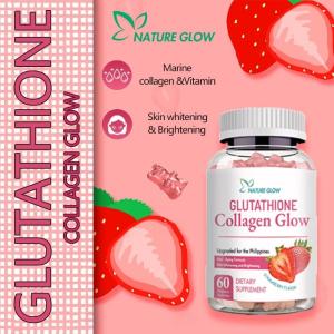 Glutathione Collagen Gummies Vitamin C Original Anti Aging and Whitening Skin Glutatein Kolagen Chocolate Vitamin C Asli Anti-penuaan Kulit Pemutihan