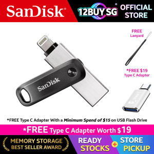 SanDisk IXpand GO USB 3.0 Thumb Drive Flash Drive Pen Drive 90MB/s 64GB 128GB 256GB IX60 12BUY OFFICIAL STORE