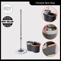 Lifestyle Spin Mop Floor Mop Cleaning Tool (With separate Dirty & clean water)(SM). 