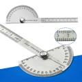 Penggaris Busur Derajat 180 Derajat Stainless Degree Protractor Penggaris Busur Alat Ukur Sudut. 