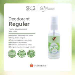 [RCI] DEODORANT SPRAY PREMIUM SR12 60 ML / TAWAS CAIR / PENGHILANG BAU BADAN / ANTI BAKTERI