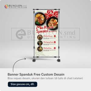 PRINT CETAK SPANDUK BANNER MIE KUAH FREE DESAIN
