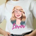 Oversized Tshirt Taylor Swift Lover Midnights Reputation Cotton Cotton. 