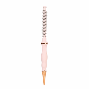 STARGOODS Heat-Conducting Curly Hair Roller Comb Aluminum Tube Round Blow Dry Brush Fashionable Professional Curling Roller Comb Mid To Short Hair