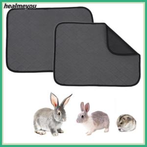 HEALMEYOU Rabbits Reusable Small Animals Absorbent Cage Mat Cage Bedding Pet Pee Pads Cage Liner