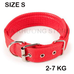 [ Hàng Chính Hãng] Vòng cổ cho chó có đệm size S/M/L/XL 6 màu (ảnh thật + clip)