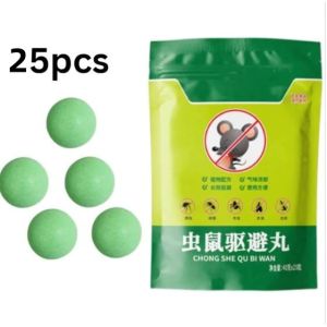 50PCS Mouse Repeller Repellent Mouse Cockroach Insect Repellent Powerful Rats Repeller Mothballs