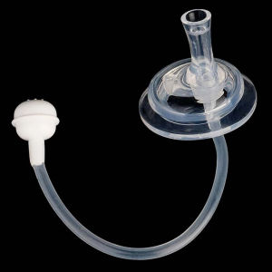 หลอดหัดดูดสำหรับขวดคอแคบ  หลอดหัดดื่ม หัดดูด คอกว้าง หลอดซิลิโคนหลอดหัดดูดอะไหล่ขวดนม เปลี่ยนขวดนมให้เป็นขวดหัดดูดนั่งดูด นอนดูด