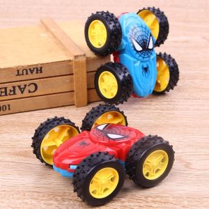 Ready stock Bundle 3pcs Double-sided Inertial Dump Truck 360° Steering Childrens Toy Car