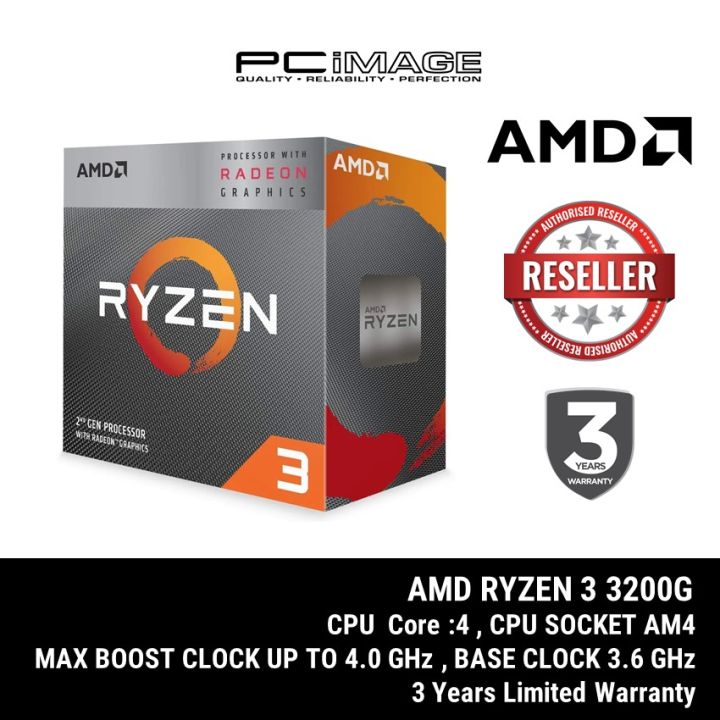 Logo Amd Ryzen 1400 Vs Ryzen 3200g Buy AMD Ryzen 3200G CPU At The